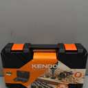 KENDO 16 Piece Forstner Bit Set, Made of Alloy Steel, Forstner Bits for Woodworking, Auger Opener Round Shank Drilling Cutting Tool for Hardwood, Softwood, Plastic, Plywood with Storage Case