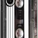 for Samsung Galaxy S22 Plus Case, Soft TPU Phone Case Music Classic Cassette Tape Retro 80s Type Case for Girls Women Men Kids, Slim Shockproof Protective Cover White