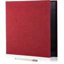 Photo Album Self Adhesive Scrapbook 3x5 4x6 5x7 6x8 Magnetic Album DIY Scrap Book 11x10.6 Inch 40 Black Sticky Pages Linen Cover DIY Photo Album(Red)