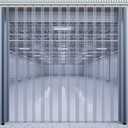 Juexica 36 x 80 Inch Clear Freezer Door Curtain Plastic Door Strips Curtain