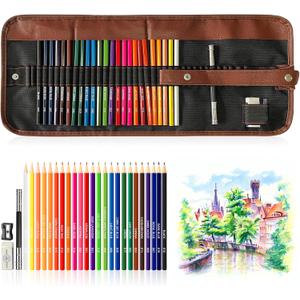 YunQiDeer Colored Pencils for Adult Coloring Books, Soft Core Drawing Sketching Coloring Pencils Set, Art Supplies Kit s for Adults Beginners