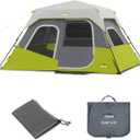 CORE 6 Person Instant Cabin Tent with Footprint and Tent Kit