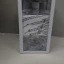 Large Outdoor Wall Lights, 19 Inch White Exterior Light Fixture, Waterproof Front Porch Lighting, Modern Sconces Lantern with Clear Glass Shade for House, Garage