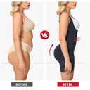 Nebility Fajas Colombianas Bodysuit Shapewear for Women Tummy Control Body Shaper Postpartum Butt Lifter with Zipper