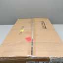 Small Standing Desk Adjustable Height, Mobile Stand Up Desk with Wheels, 32 Inch Portable Rolling Desks Conference Room Tables for Walking Pad Treadmill Wood Rustic