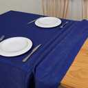 Tablecloth Royal Blue Jacquard Rectangle Table Cloth 54 X 104 Inch, Water Resistant and Wrinkle Free Table Cover for Outdoor,Indoor,Party,Wedding,Dining Room