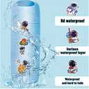 3 x Space Astronaut Stickers for Kids, 61 PCS Waterproof Space Sticker for Water Bottles Laptop Phone Case Luggage, Cute Vinyl Spaceman Stickers