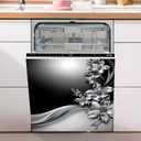 Dishwasher Magnet Sticker Cover Panel Decal Refrigerator Magnetic Sticker Decorative for Kitchen Decoration,Fridge Door Cover,Home Appliances Decor Stickers 23"x26"