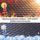 Car Floor Mats Custom Fit for Kia EV6 2025 2024 2023 2022 Odorless Washable Heavy Duty Rubber (All Weather) Floor Liners Black