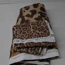 Leopard Comforter Set Animal Print Cheetah Bedding 3 Piece Golden Comfortable Comforter, Pillow 20x29, Cover 90x86
