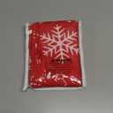 YIYEA Christmas Pillow Cases Queen Size Set of 2, Ultra Soft Double Brushed Microfiber Pillowcases Queen, Christmas Snowflake Bed Pillow Covers, Fade Resistant, Easy Slip-On (20"x30")