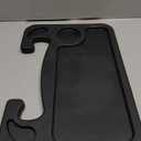 JUSTTOP Car Steering Wheel Desk for Laptop,Multipurpose Travel Car Accessories, Car Seat Stand Trays for Eating, Steering Wheel Under Table Console(Black)