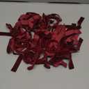 18 Set Christmas Napkin Rings 6in Velvet Bow Napkin Holders for Table Settings Festive Gift Serviette Holder Rings Bow for Christmas Birthday Party Anniversary Table Decorations(Burgundy)