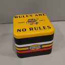 Fossil Men's Grant Quartz Stainless Steel and Leather Chronograph Watch (Blue, Black)