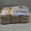 Palm Leaf Plates Bamboo Paper Disposable 4 Inch 200 Bulk Appetizer and Dessert Square Plate Party Pack Eco Biodegradable Compostable Wooden Better Than Plastic Plates By KoalaLove