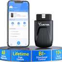 OBD2 Scanner Bluetooth Vdiagtool D100, Bidirectional Scan Tool Wireless - Full System Diagnostic With 17 Resets, Lifetime Updates Crank Sensor Throttle EPB Relearn Car Code Reader for iPhone & Android