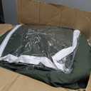 CozyLux King Size Comforter Set Olive Green Seersucker 7 Pieces Bed in a Bag King Comforter Set with Sheets, Luxury Soft Bedding Sets with Down Alternative Comforter, Sheets, Pillowcases & Shams