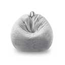 Faux Fur Comfy Bean Bag Chair Cover (No Filler), Fluffy Stuffed Animal Storage Bean Bag Covers Large Bean Bag Sofa for Adults, Premium Furry Fuzzy Beanbag for Living Room Bedroom, Light Gray