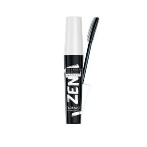 FARMASi Zen Extension Lash Mascara, Lengthening & Volumizing Effect, Clump-Free Definition, Smudge-Free Wear, Silicone Brush for Separated Fuller-Looking Lashes, Blackest Black, 0.27 fl oz