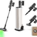 roborock H60 Hub Ultra Cordless Vacuum Cleaner with Auto-Empty Dock, 210AW Suction Stick Vacuum Cleaners for Home and Pet Hair, Rechargeable, 90-Min Runtime, Anti-Tangle Brush, 140 LED Dust Detection