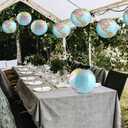 10 Pieces World Map Paper Lanterns 10 Inch Paper Globes Lanterns Map Classroom Lantern Decor Travel Map Hanging Paper Lantern for Home School Birthday Earth Theme Party Decor Supplies