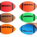 Shindel 20PCS Mini Inflatable Football, 6.3 inch Waterproof Footballs Toys for Kids Perfect Outdoor & Indoor Games, Summer Pool Beach Toy, Birthday & Football Lovers Party Favors