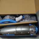 UIRWAY V3 Cordless Pool Vacuum for Above Ground Pools, Upgraded 26.5 GPM Powerful Suction, IPX8 Handheld Rechargeable Cleaner 2 Vacuum Heads & 4 Filter Bags, 1H Runtime, Portable for Inground Pools