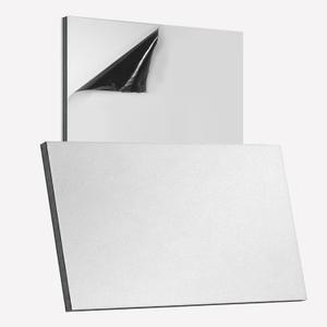 2Pcs Aluminum Composite Panel 5/32" Thicker Brushed Silver Sheet 36" x24“