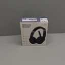 Trucker Bluetooth Headset, Wireless Headsets with Noise Cancelling Microphone, Long Battery Life Bluetooth Headphones with Detachable Earpad/Single+Dual Mode for Office/Driving/Home (Black)