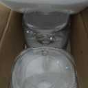 Brajttt 2 Pack Wide Mouth Mason Jars,74oz Large Mason Jar with Handle,Sun Tea Glass Jar for Outside,Glass Food Storage Jars For Juice,Sugar, Flour, Pickle, Coffee, Candy