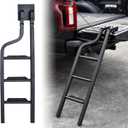 Foldable Pickup Truck Tailgate Ladder, 42" Heavy Duty Universal Folding Tailgate Step Ladder for Ford F150, Dodge RAM 1500 etc. Pickup Truck Accessories