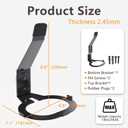 Wall Mount Holder Compatible with Sonos Move 1 and Move 2 Speakers, Speaker Mounts Stand Includes All Mounting Hardware and Anchors for Drywall, Wood Studs, and Concrete - Black