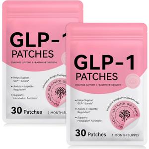 2 x GLP1 Patches 2Pack, Natural Ingredients
