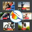 Kids Sports Sunglasses Lightweight Frame UV400 Youth Baseball Sun Glasses Sports Cycling Shades for Boys Girls