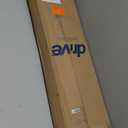 Drive Medical RTL10365-ADJ Adjustable Lightweight Folding Cane with Seat, Black