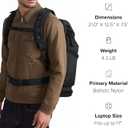 TUMI - Alpha Bravo Expedition Flap Backpack - Large Carry On Backpack - 21.0" X 12.5" X 7.5" - Fits up to 17" Laptop - Black