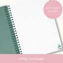 Steel Mill & Co Cute Mini Spiral Notebook, Small 8.25" x 6.25" Journal with Durable Hardcover and 160 Lined Pages, Little Women