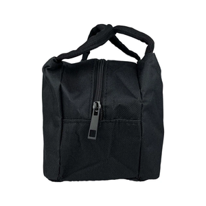 Lunch Bag Black, Size 11"x7"x9"