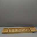 Bamboo Large 28.7" Long Slatted Bathtub Tray - By Trademark Innovations