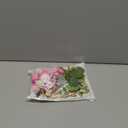 39PCS Fairy Cake Toppers Fairy Cake Decoration Pink Mushroom Door Butterfly Flowers Cake Decoration Fairy Garden Topper for Fairy Party Birthday Baby Shower