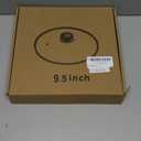 Tempered Glass Lid with Heat Resistant Handle,9.5"/24cm, Clear