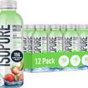 Isopure Clear Protein Water with Electrolytes, 15g Whey Protein Isolate, Zero Sugar, Strawberry Kiwi, 20 fl oz, 12-Pack (EXP 11/17/26)