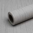 Grey Grasscloth Wallpaper Peel and Stick Wallpaper Texture Contact Paper 15.7"x120" Vintage Removable Waterproof Wall Paper for Room Walls Cabinets Furniture Drawers Desk (Gray)