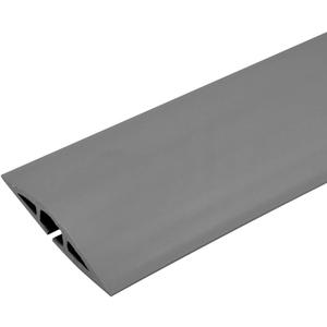 C2G Wiremold Floor Cord Management Kit, Corduct, Cord Protector, Wire Organizer and Hider, Rubber Cable Cover and Concealer, Gray, 5 Feet, CDG-5