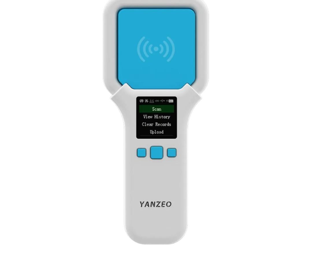YANZEO SR300 UHF RFID Reader 860Mhz-960Mhz RFID Scanner Wireless Bluetooth Handheld RFID Reader, UHF Tag Reader for Clothing, Shoes, Jewellery Shop and Warehouse Inventory