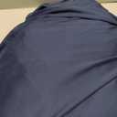 Obstal Vinyl Tablecloth for Picnic Camping Outdoor, 100% Waterproof Oil-Proof Spill-Proof PVC Table Cloth, Wipeable Thick Rectangle Tablecloth Cover (54 x 108 inch, Navy)