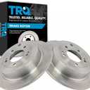TRQ Rear Brake Rotor Solid Compatible with 2016-2021 Hyundai Tucson 2017-2022 Kia Sportage