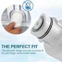 1 Pack Water Filter Compatible with Samsung Water Filter DA29-00020A/B, HAF-CIN/EXP, DA29-00020A, DA29-00020B-1, RS25J500DSR, HAF-CIN, RF263BEAESR, RF4287HARS, RF28HFEDBSR