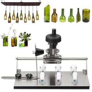 INEYGER Glass Bottle Cutter - Upgrade Wine Bottle Cutter Set Glass Bottle Cutter for All Shapes, Wine Bottle Cutter Tools, Curved Glass Cutting Tool for Round and Square Bottles, Bottle DIY Craft Kit