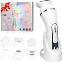 Women's Facial Hair Removal Device Gentle epilator for Sensitive Skin, Portable Facial/Bikini Area/Underarm/arm/Leg Hair Removal Device, Delivers Long-Lasting Smoothness and Comfort for Home use.